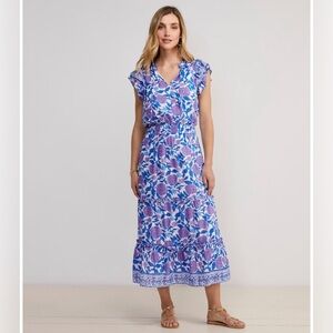 Vineyard Vines Hydrangea maxi dress